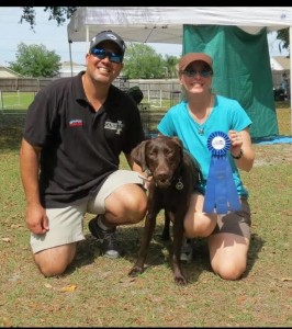 Gayle and Sienna won with a jump of 22.1 feet.